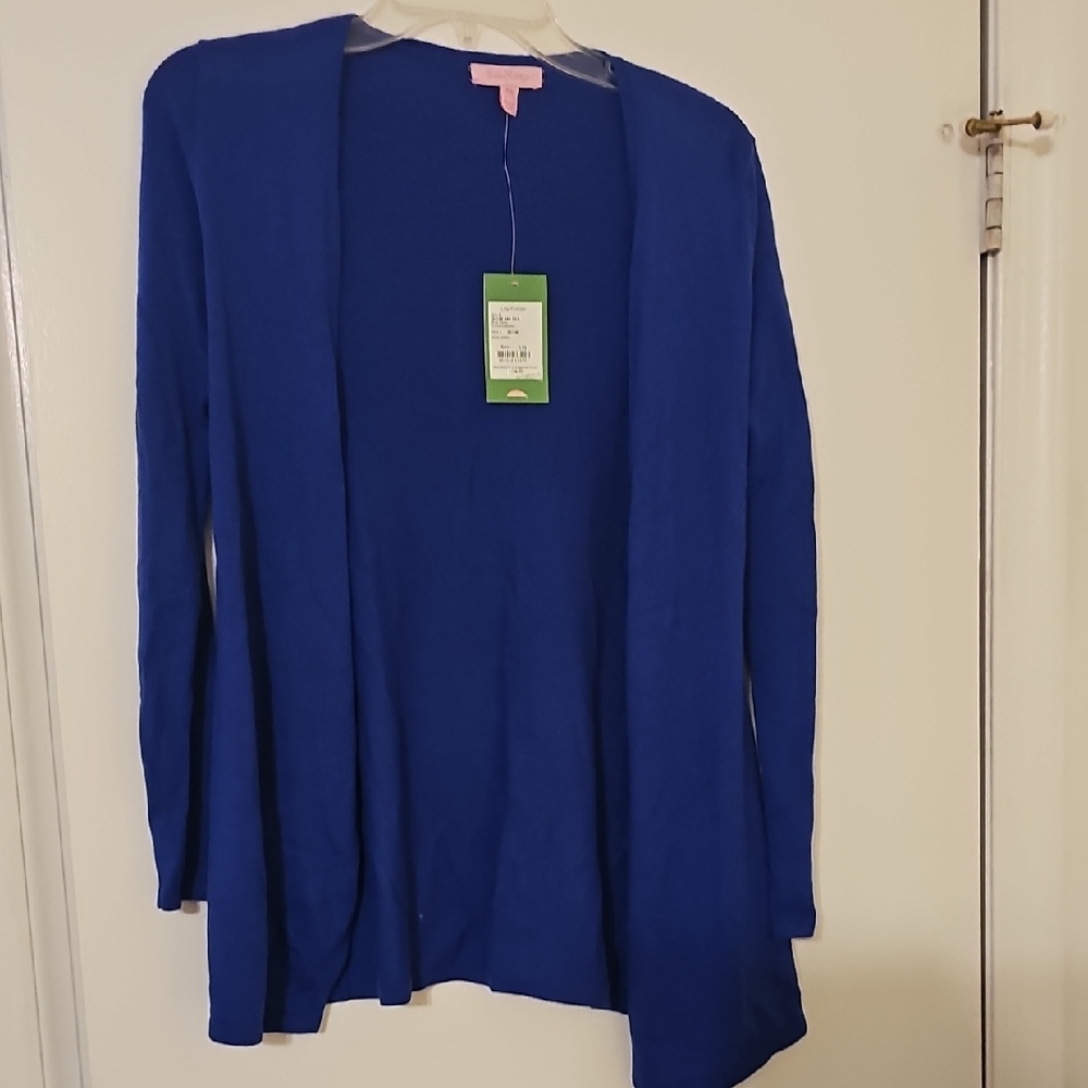 Women's Blue Cardigan Sweater
